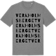 Mid Heather Gray t-shirt med Verkholmsberget ordlek t-shirt