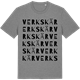Mid Heather Gray t-shirt med Verkskär ordlek t-shirt