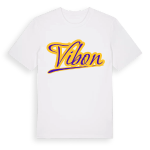 Vibon baseball t-shirt – ekologisk bomull t-shirt från Pinshirt