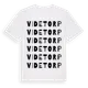White t-shirt med Videtorp ordlek t-shirt