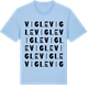 Blue Soul t-shirt med Vigle ordlek t-shirt