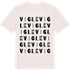 Vintage White t-shirt med Vigle ordlek t-shirt