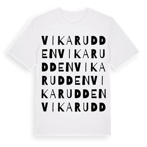 Vikarudden ordlek t-shirt – ekologisk bomull t-shirt från Pinshirt