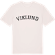 Vintage White t-shirt med Viklund böjd t-shirt
