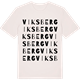 Vintage White t-shirt med Viksberg ordlek t-shirt