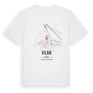 Vilan karta t-shirt – ekologisk bomull t-shirt från Pinshirt