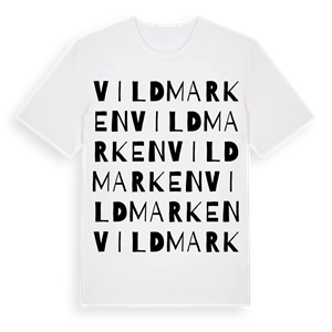 Vildmarken ordlek t-shirt – ekologisk bomull t-shirt från Pinshirt