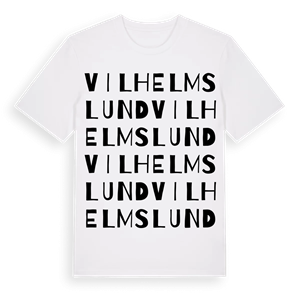 Vilhelmslund ordlek t-shirt – ekologisk bomull t-shirt från Pinshirt