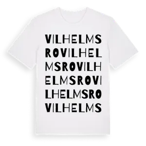Vilhelmsro ordlek t-shirt – ekologisk bomull t-shirt från Pinshirt