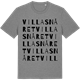 Mid Heather Gray t-shirt med Villasnåret ordlek t-shirt