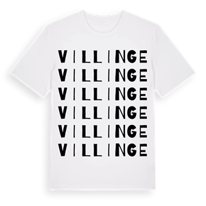 Villinge ordlek t-shirt – ekologisk bomull t-shirt från Pinshirt
