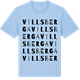 Blue Soul t-shirt med Villsberga ordlek t-shirt