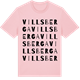 Pink Cotton t-shirt med Villsberga ordlek t-shirt