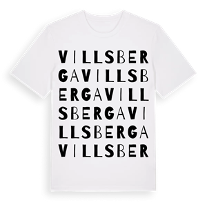 Villsberga ordlek t-shirt – ekologisk bomull t-shirt från Pinshirt