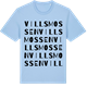 Blue Soul t-shirt med Villsmossen ordlek t-shirt