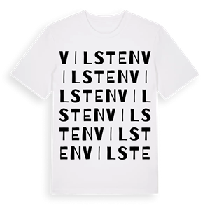 Vilsten ordlek t-shirt – ekologisk bomull t-shirt från Pinshirt