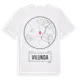 White t-shirt med Vilunda t-shirt
