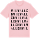 Pink Cotton t-shirt med Vilvallen ordlek t-shirt