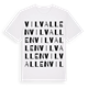 White t-shirt med Vilvallen ordlek t-shirt