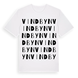 Vindbyn ordlek t-shirt – ekologisk bomull t-shirt från Pinshirt