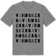 Mid Heather Gray t-shirt med Vindsberga ordlek t-shirt