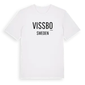 Vissbo i Sverige t-shirt – ekologisk bomull t-shirt från Pinshirt