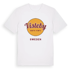 Visteby cirkel t-shirt – ekologisk bomull t-shirt från Pinshirt