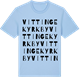 Blue Soul t-shirt med Vittinge kyrkby ordlek t-shirt