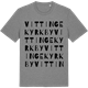 Mid Heather Gray t-shirt med Vittinge kyrkby ordlek t-shirt