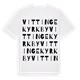 Vittinge kyrkby ordlek t-shirt