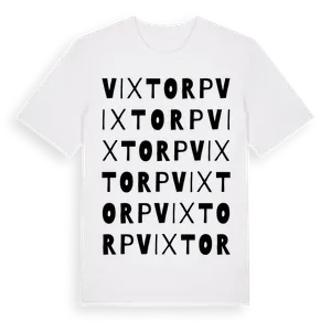 Vixtorp ordlek t-shirt – ekologisk bomull t-shirt från Pinshirt