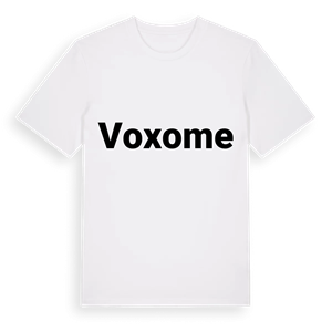 Voxome fetstil t-shirt – ekologisk bomull t-shirt från Pinshirt