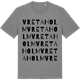 Mid Heather Gray t-shirt med Vretaholm ordlek t-shirt