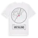 White t-shirt med Vretalund t-shirt