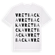 White t-shirt med Vretbacka ordlek t-shirt