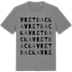 Mid Heather Gray t-shirt med Vretbacka ordlek t-shirt
