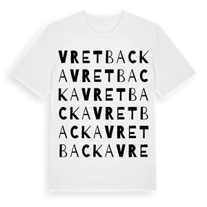 Vretbacka ordlek t-shirt – ekologisk bomull t-shirt från Pinshirt