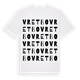 White t-shirt med Vretbo ordlek t-shirt