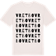 Vintage White t-shirt med Vretbo ordlek t-shirt