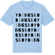Blue Soul t-shirt med Ydingsbo ordlek t-shirt