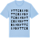 Blue Soul t-shirt med Ytterbyn ordlek t-shirt