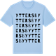 Blue Soul t-shirt med Yttersby ordlek t-shirt