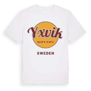 Yxvik cirkel t-shirt – ekologisk bomull t-shirt från Pinshirt