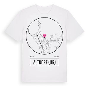 Altdorf (UR) t-shirt – ekologisk bomull t-shirt från Pinshirt