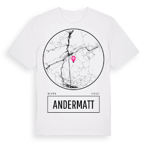 Andermatt t-shirt – ekologisk bomull t-shirt från Pinshirt