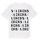 Silenen ordlek t-shirt
