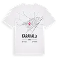 Karahallı karta t-shirt