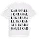 Karahallı ordlek t-shirt