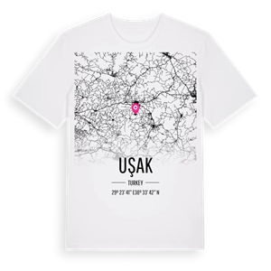 Uşak karta t-shirt – ekologisk bomull t-shirt från Pinshirt
