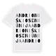 Andrioniškio seniūnija ordlek t-shirt